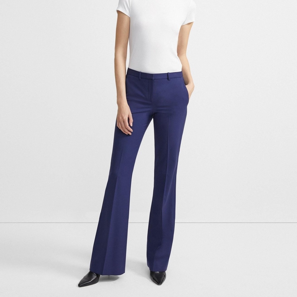 Theory Stretchy Wool Pants
